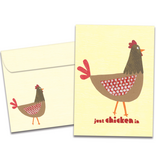 Chicken In Just Because Greeting Card