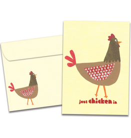 Chicken In Just Because Greeting Card
