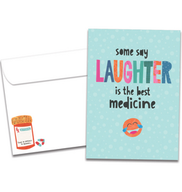 Laughter Medicine Get Well Greeting Card