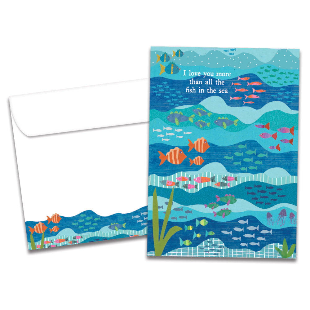 Fish In The Sea Anniversary Greeting Card