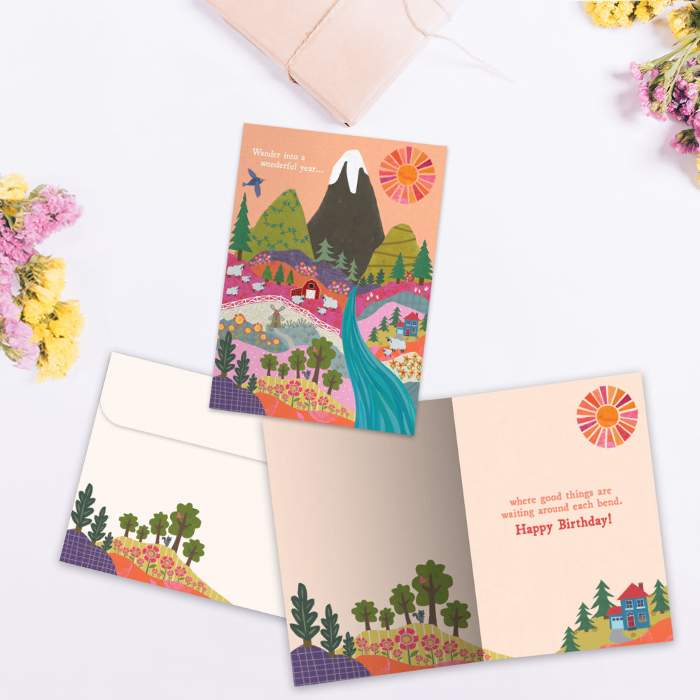 Wander Birthday Greeting Card