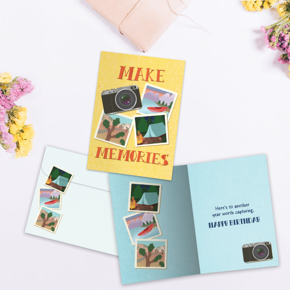 Polaroid Memories Birthday Greeting Card