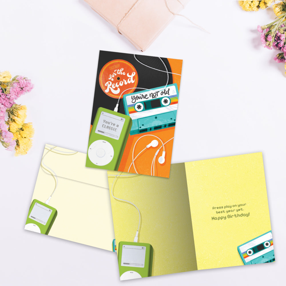Press Play Birthday Greeting Card