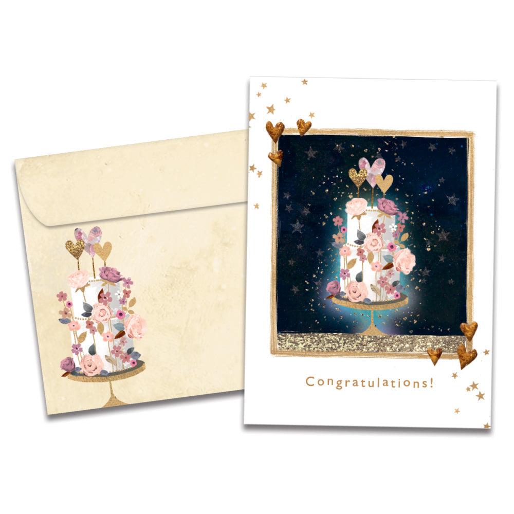 Love and Happiness Wedding Greeting Card