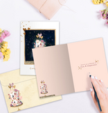 Love and Happiness Wedding Greeting Card