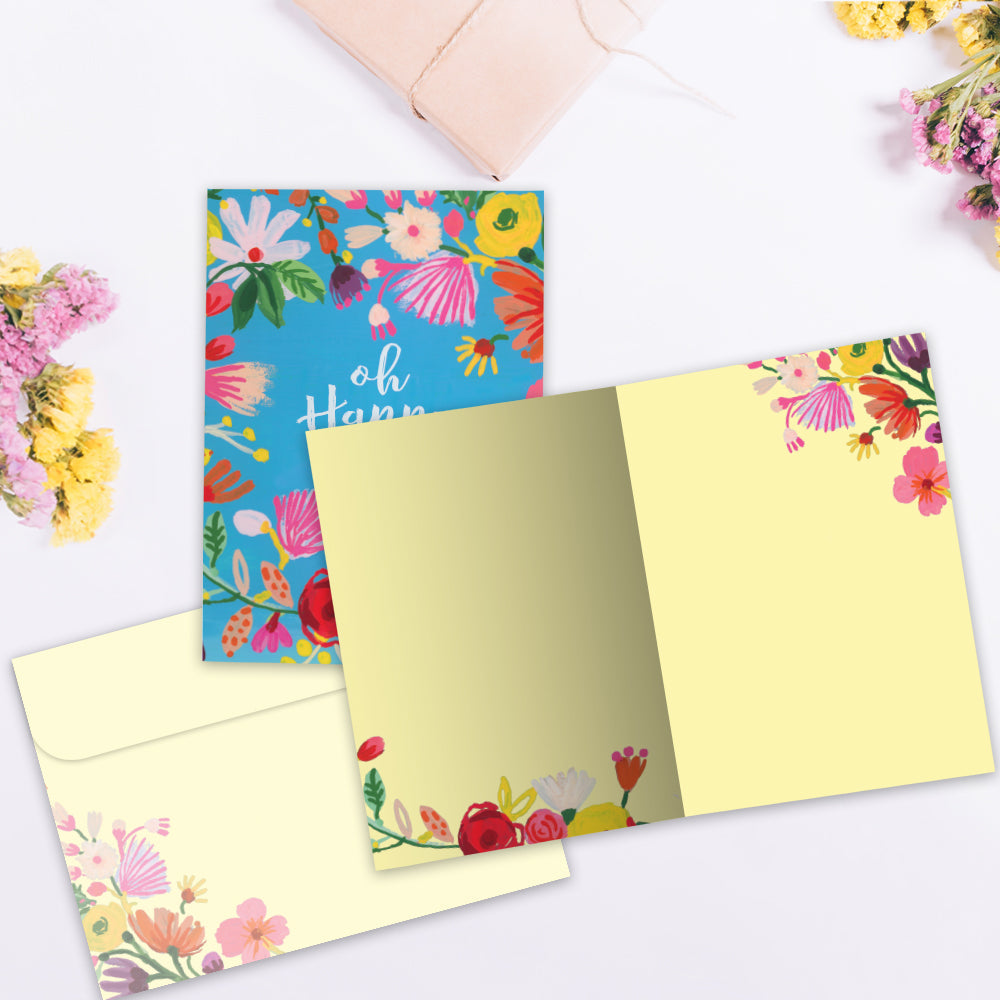 Oh Happy Day Birthday Greeting Card