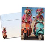 Grannies & Mopeds Birthday Greeting Card