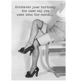 Trash Talk by Annie Trash Talk Greeting Card Celebrate The Same Way