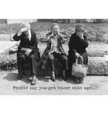 Trash Talk by Annie Trash Talk Greeting Card You Get Wiser With Age