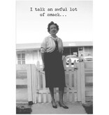 Trash Talk by Annie Trash Talk Greeting Card Talking Smack