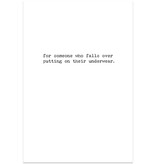 Trash Talk by Annie Trash Talk Greeting Card Talking Smack