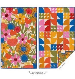 Jolies Fleurs Microfiber Kitchen Towel