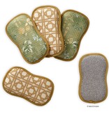 Kitchen Herbs Quick-Drying Scrubbies, Set of 4