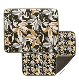 Leaf Tiles Microfiber Dish Drying Mats, Quick Drying