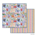 Mediterranean Summer Microfiber Dishcloths, Quick Drying