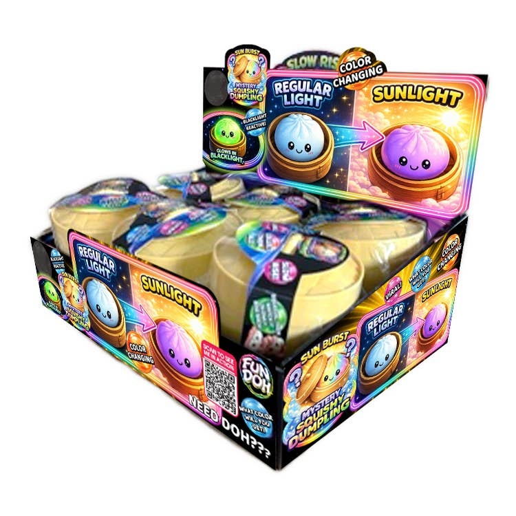 Novelty Brands Fun Doh Color-Changing Dumpling Squishy
