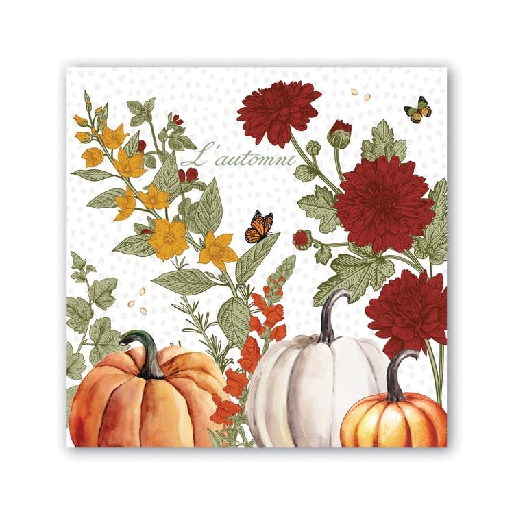 Michel Design Works MDW Pumpkin Delight Cocktail Napkin