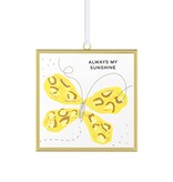 Elisabeth Hays Always My Sunshine Butterfly Suncatcher - 3x3in