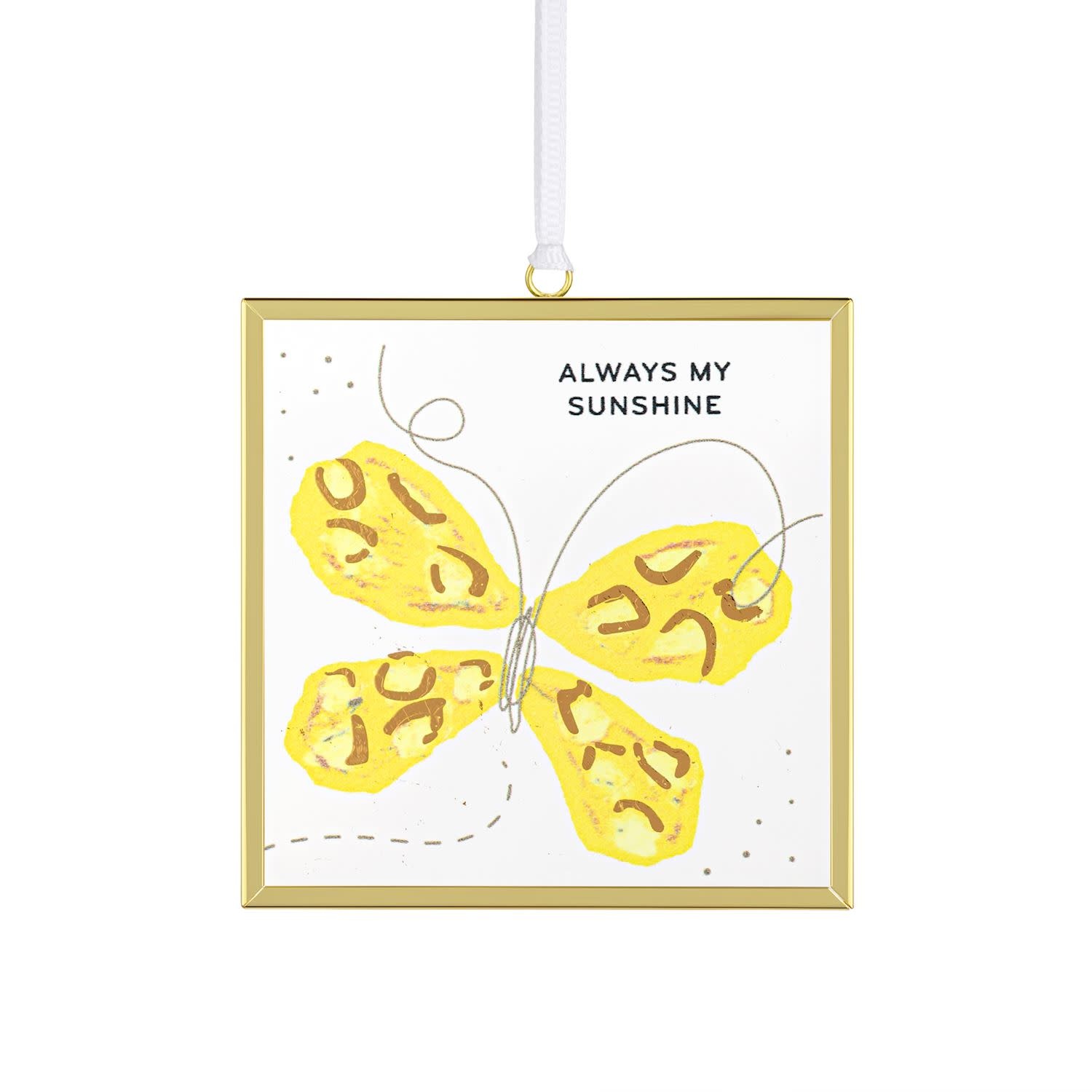 Elisabeth Hays Always My Sunshine Butterfly Suncatcher - 3x3in