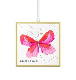 Elisabeth Hays Loved So Much Butterfly Suncatcher - 3x3in