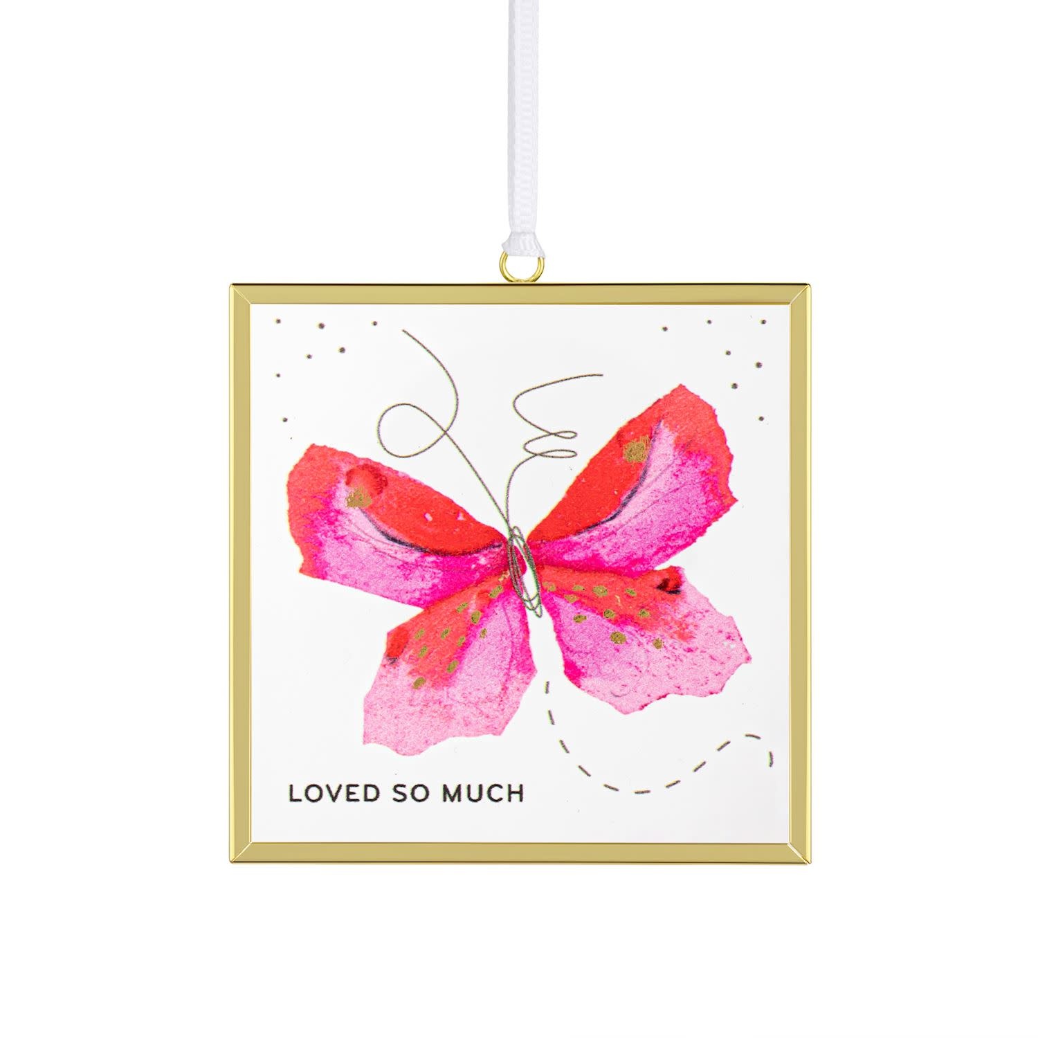 Elisabeth Hays Loved So Much Butterfly Suncatcher - 3x3in