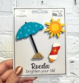 Roeda Studio Beach Day Magnets S/3