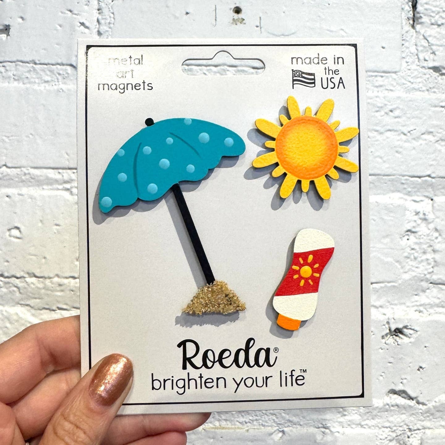 Roeda Studio Beach Day Magnets S/3