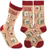 Primitives by Kathy PBK Rather Be Playing Mahjong Socks