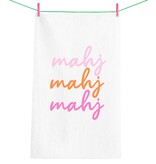 Aspen Lane Mahjong gift Mahjong gift towel cute mahjong hostess | ombre