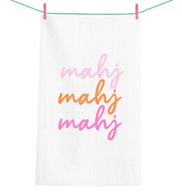 Aspen Lane Mahjong gift Mahjong gift towel cute mahjong hostess | ombre