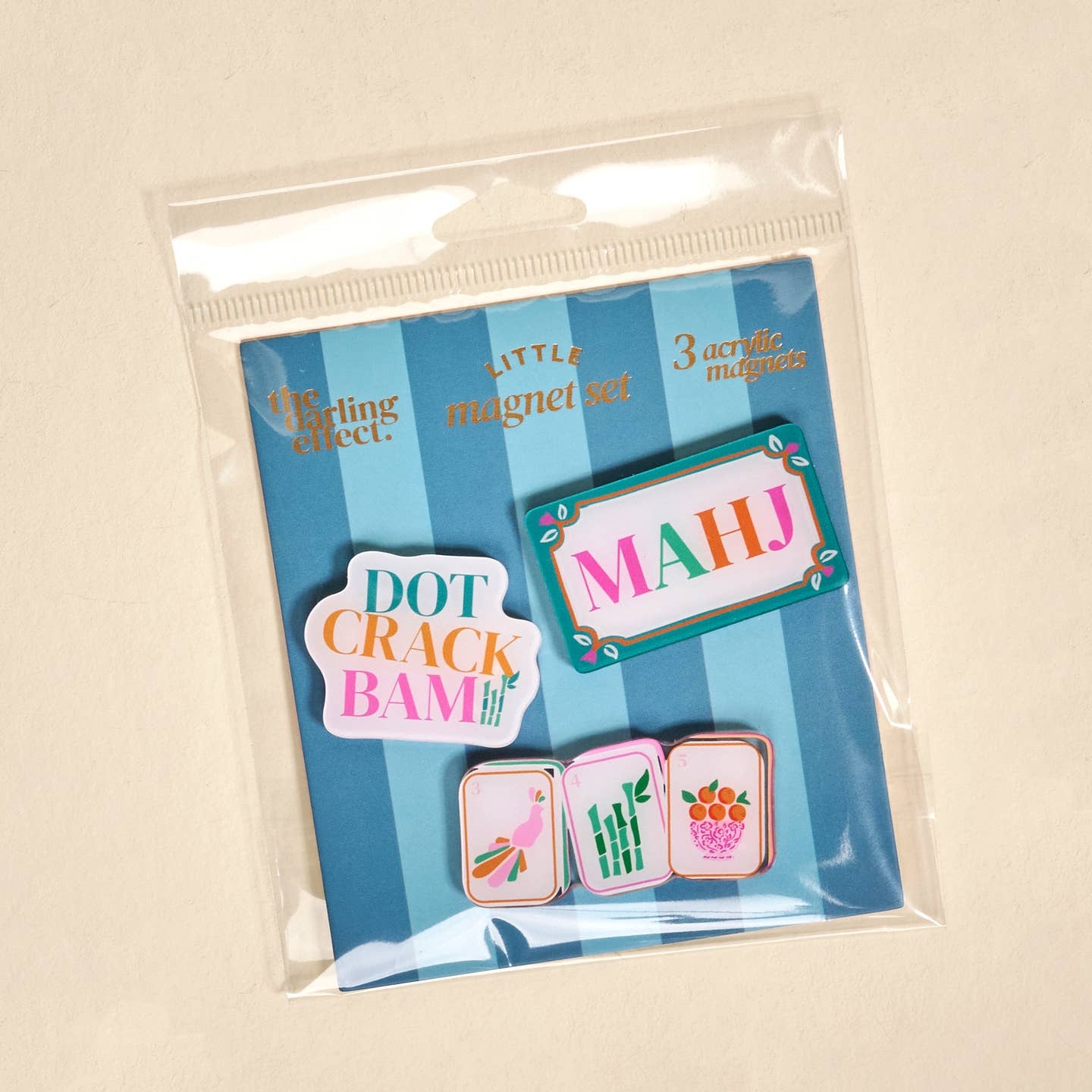 The Darling Effect Little Magnet Set-Let's Play Mahjong