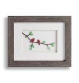 Sharon Nowlan Winged Messengers Gray Wall Art - 8x10in