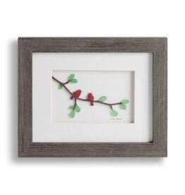 Sharon Nowlan Winged Messengers Gray Wall Art - 8x10in