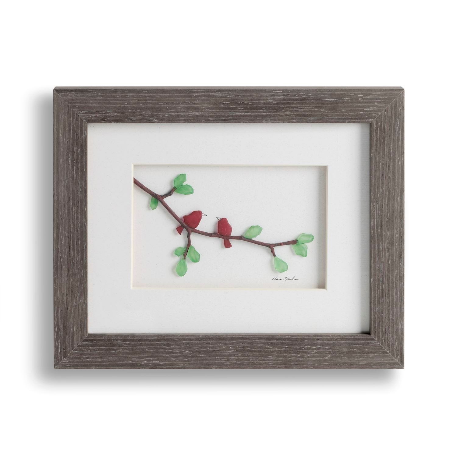 Sharon Nowlan Winged Messengers Gray Wall Art - 8x10in