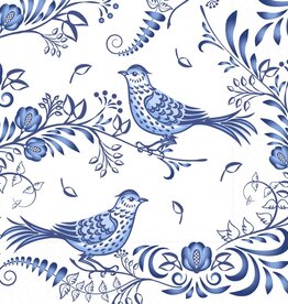 Boston International Paper Cocktail Napkins 20 Ct Porcelain Bird