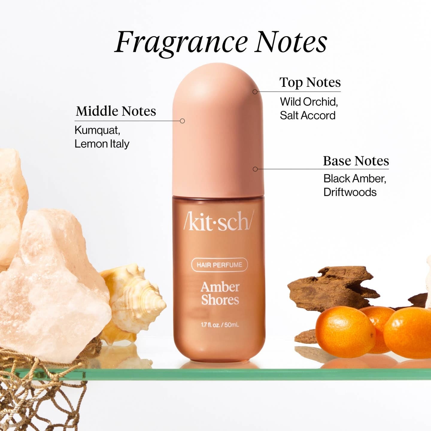 kitsch Amber Shores Hair & Body Perfume Mist