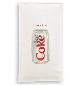 French Graffiti I Need a Diet Coke Tea Towel