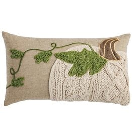 Mudpie Lumbar Pumpkin Vine Pillow