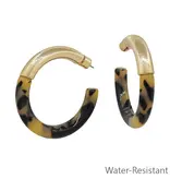 Meghan Browne Style Tortoise Teo Earrings