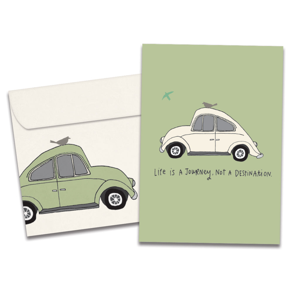 Life Journey Anniversary Greeting Card