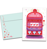 Hit the Jackpot Valentine’s Day Greeting Card