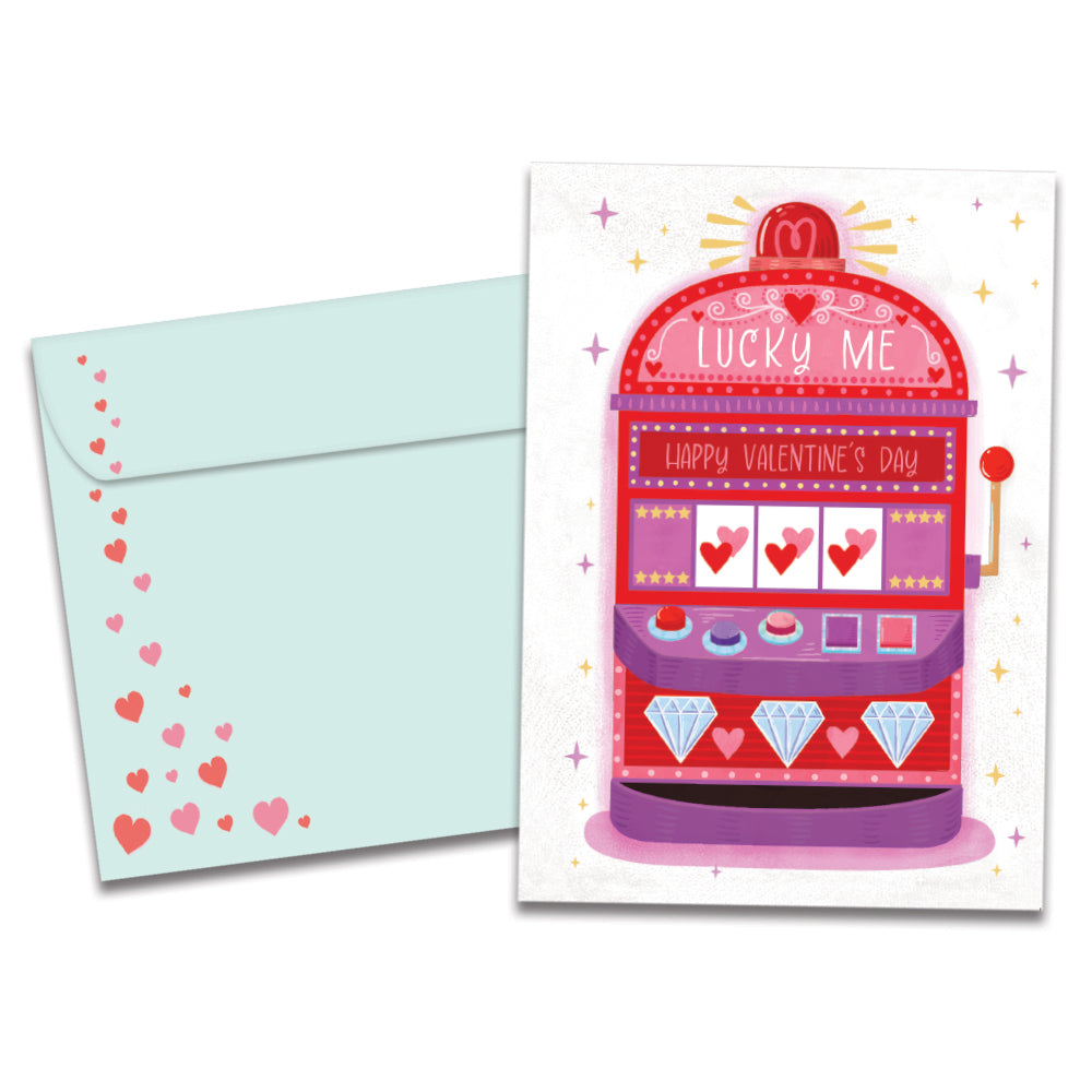 Hit the Jackpot Valentine’s Day Greeting Card