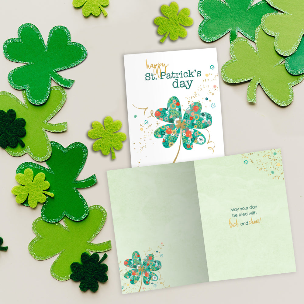 Luck and Cheer St. Patrick’s Day Greeting Card