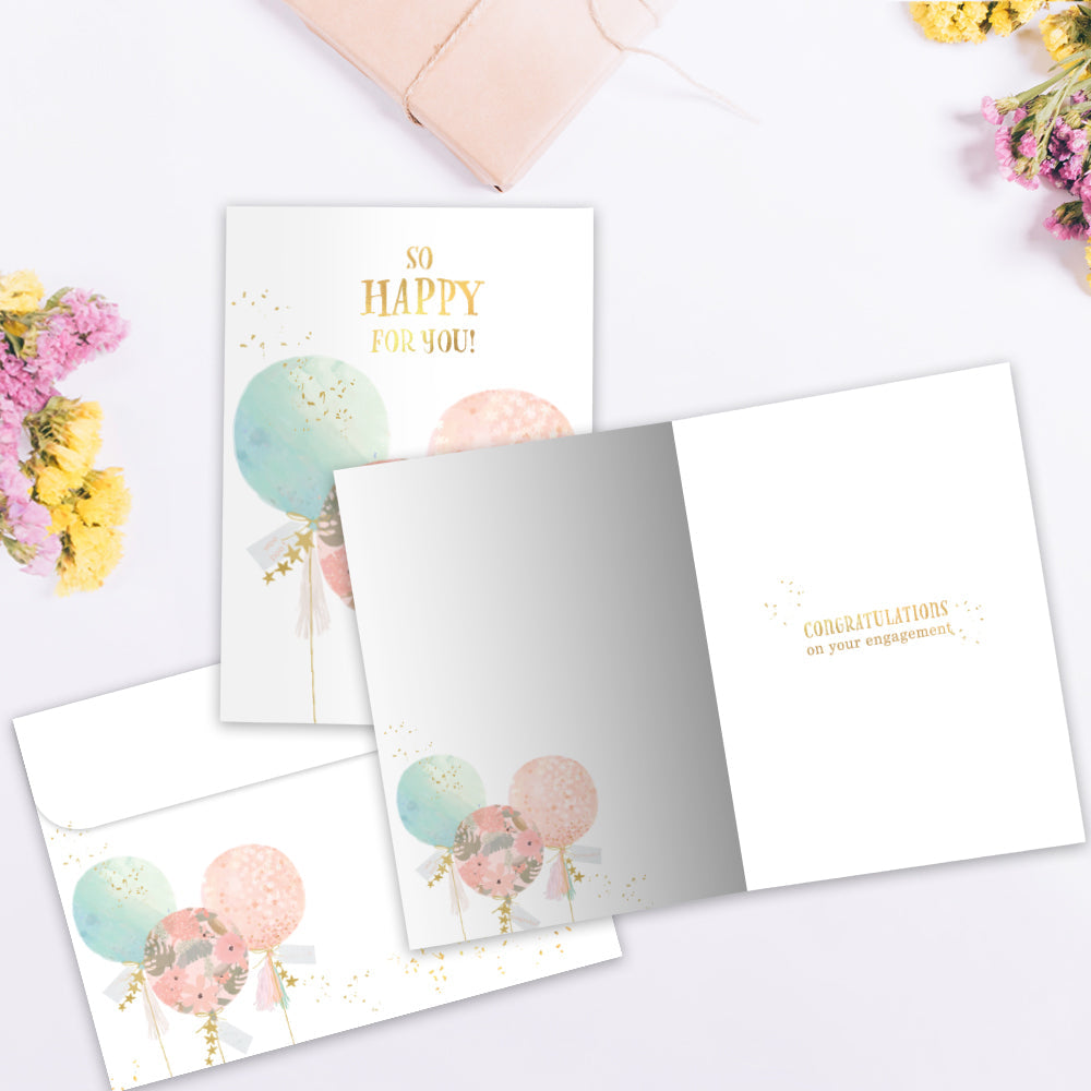 Happy for You Engagement Greeting Card