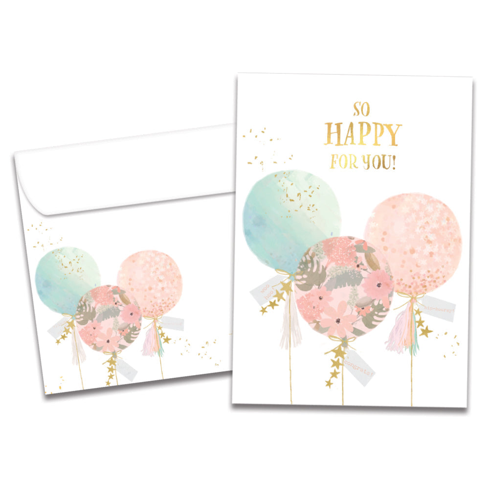 Happy for You Engagement Greeting Card