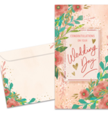 Happy Flowers Money Holder Card