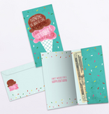 Freezer Ice Cream Money Holder Card