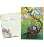 Little Nestling New Baby Greeting Card