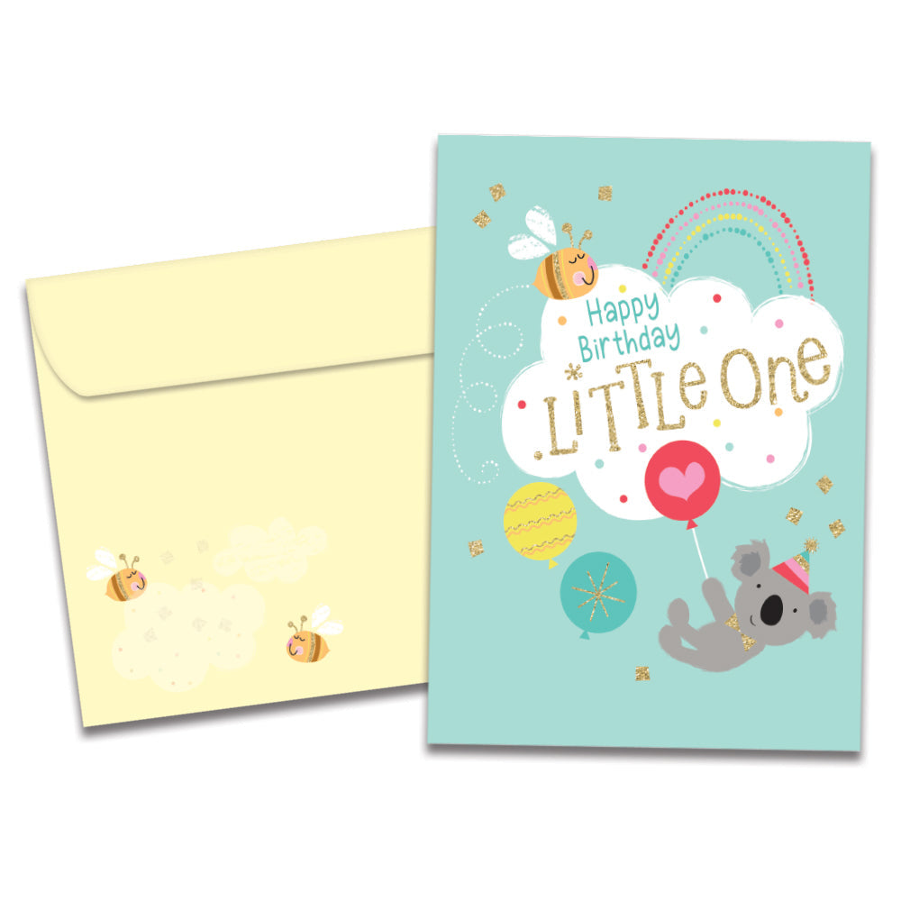 Cute Little One Birthday Greeting Card