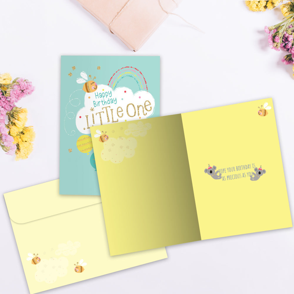 Cute Little One Birthday Greeting Card